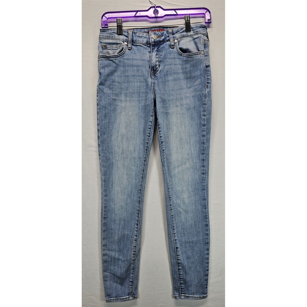 Guess Light Wash Skinny Jeans Women's Size 28 Stretch Denim Mid Rise